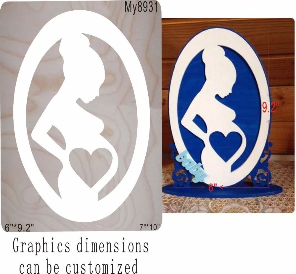 

pregnant woman new wooden mould cutting dies for scrapbooking Thickness-15.8mm