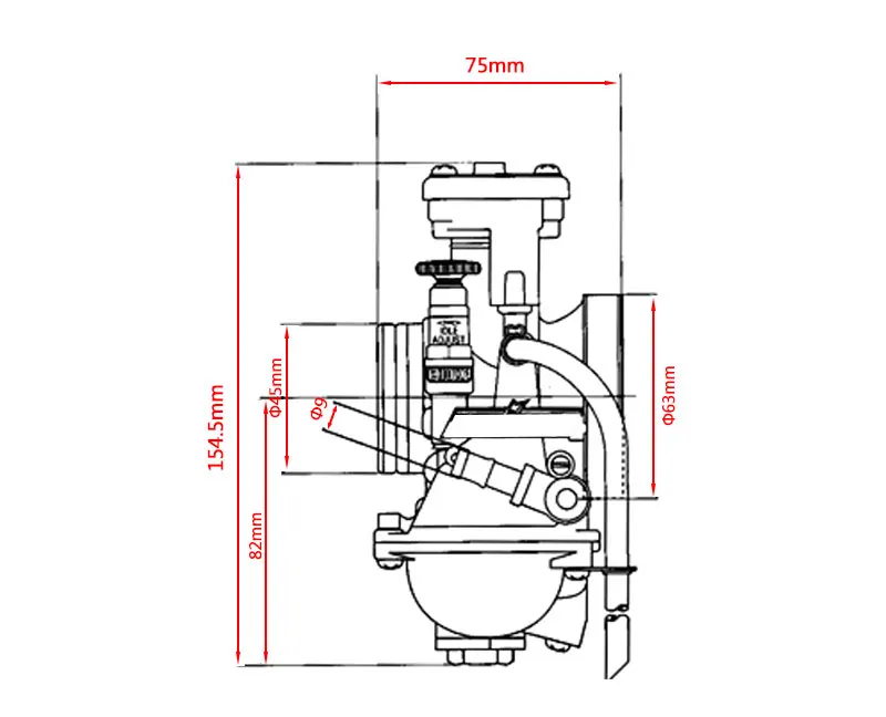 ZSDTRP Keihin PWM 34 36 38 40 42 мм КАРБЮРАТОР 2T 4T двигатель для мотоцикла скутер UTV ATV Dirt Bike используется 250cc Carbs