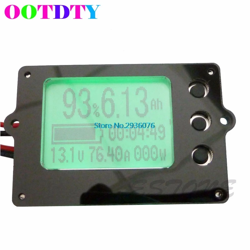 

OOTDTY Capacity Tester Indicator Coulometer Lithium/Lead-Acid Battery Meter 35-80V 50A MY8_10