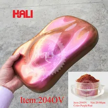 10 г супер многоцветный Изменение пигмент пудра Хамелеон mica пигмент автомобильной краски цвет путешествия хром порошок ногтей порошок для ногтей