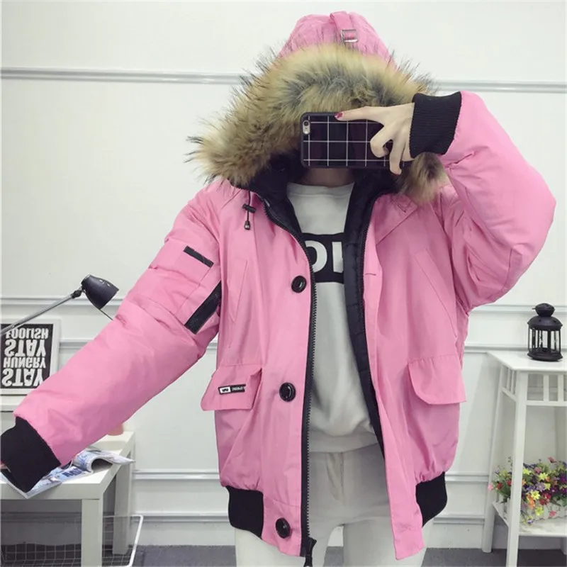 new 2016 winter fur collar down cotton in the long section of the female tooling