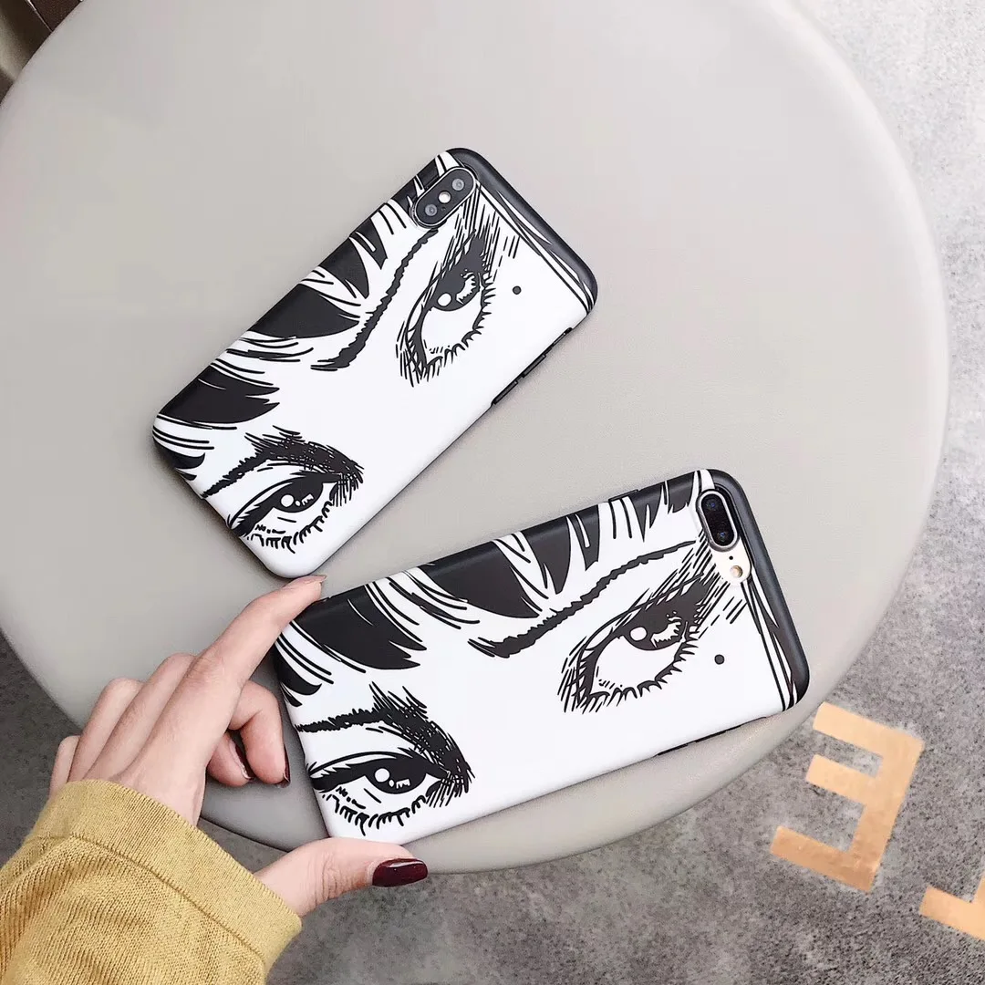 Модный милый чехол для iPhone Xs MAX Xr X 6 6s 7 8 plus задняя крышка классный телефона Fujiang girl