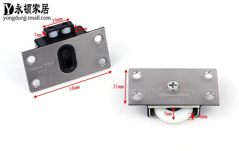 338 стальной одиночный шкив для мебели раздвижной двери роликовый набор идеально подходит для шкафа и шкафа CP50