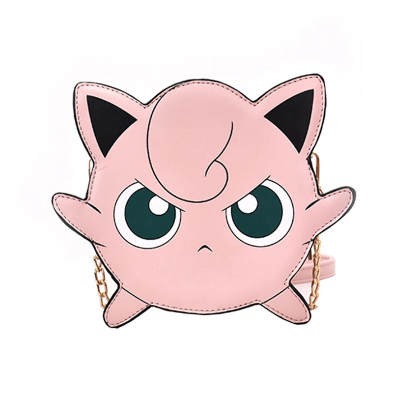 PokemonJigglypuff сумка на плечо Пикачу сумки женские цепи сумки дизайнер мультфильм аниме девушки маленькая сумка bolsa feminina