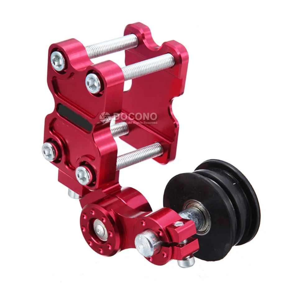 Motorcycle Chain Tensioner Portable Aluminum Adjuster Automatic Regulator Bolt On Roller Tool Universal for Motocross Dirt Bike ATV Black Motorcycle Chain Tensioner Portable Aluminum Adjuster Automatic Regulator Bolt On Roller Tool Universal for Motocross Dirt Bike ATV Black
