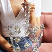 Бренд со стразами, дизайнерские Сумки известный Для женщин алмазные сумка на шнурке сумка на плечо сумка шикарная Дамская Роскошные вечерние сумки