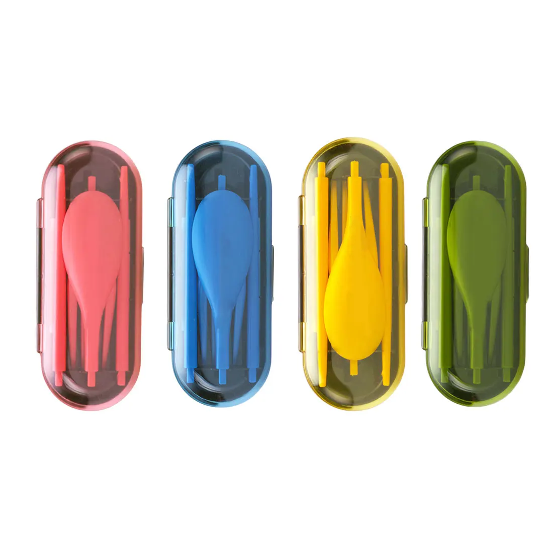 

Good 1Set Portable Travel Kids Adult Cutlery Travel Fork Tableware Dinnerware Sets Camping Picnic Set Gift For Child Kids