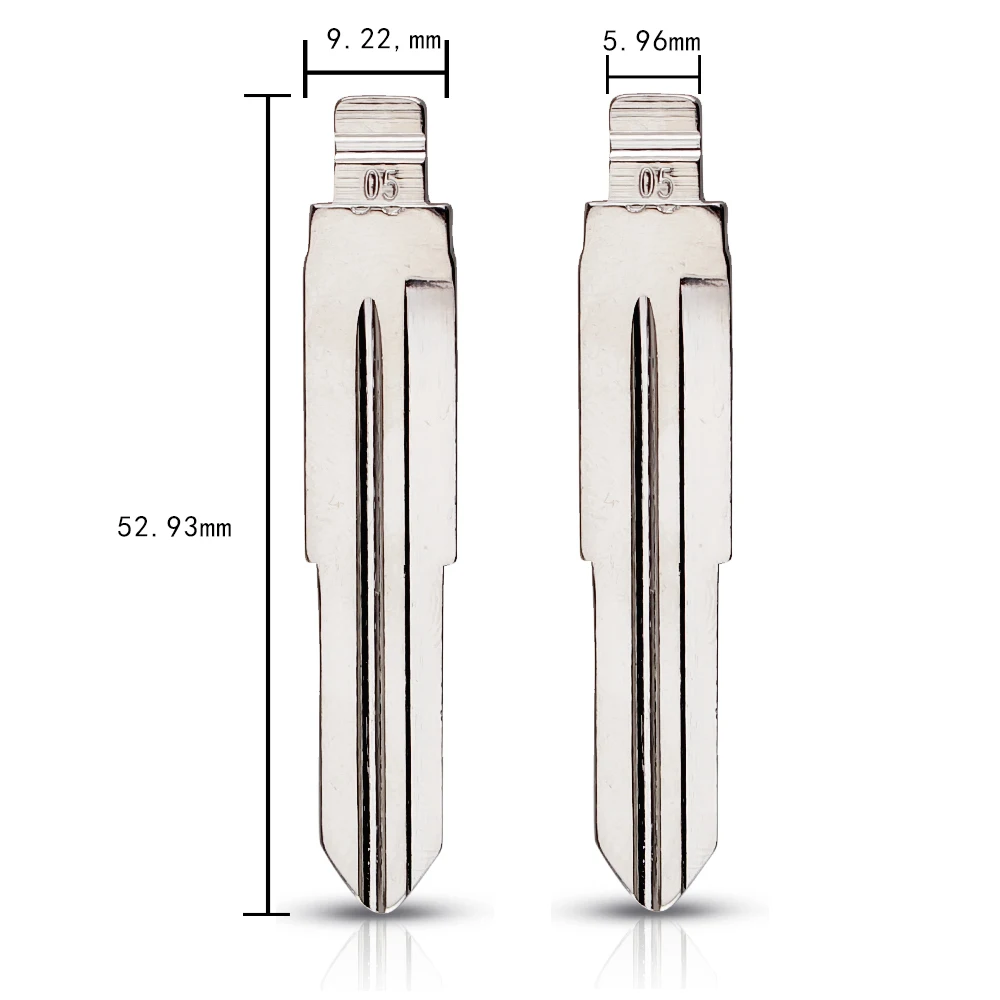 KEYYOU сменный Тип#05 металлический пустой неразрезанный флип KD дистанционный Автомобильный ключ для Great Wall для Chevrolet Spark для Suzuki Wagon R