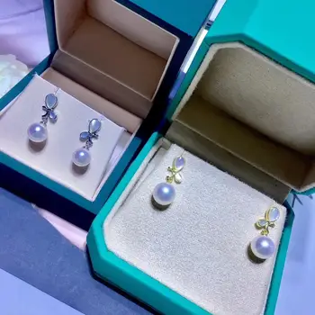 

NEW DESIGN 925 Sterling Silver Earrings Set Base Findings Mountings Parts Mounts for Pearl Jade Corals Stones Beads