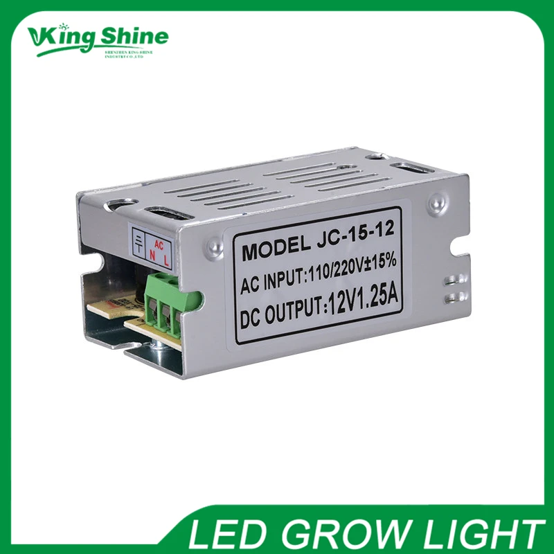 

LED Switching Power Supply DC12V 1.25A 15W Lighting Transformer Power Adapter AC100V 110V 127V 220V to DC12V Led Driver