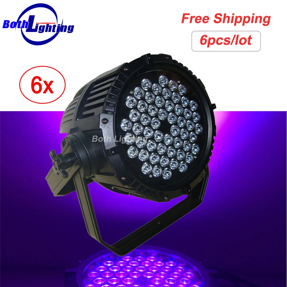 

Best Quality IP65 Waterproof LED Par 54x3W RGB 3in1 LED Wash DMX Par Light DJ Par LED Flat Par Lights Disco Bar Wedding Party