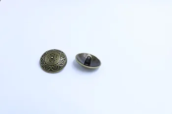 

Sewing Accessories High-grade carved bronze Buttons Metal Button Suit For Coat& Jeans 25mm buttons 20pcs