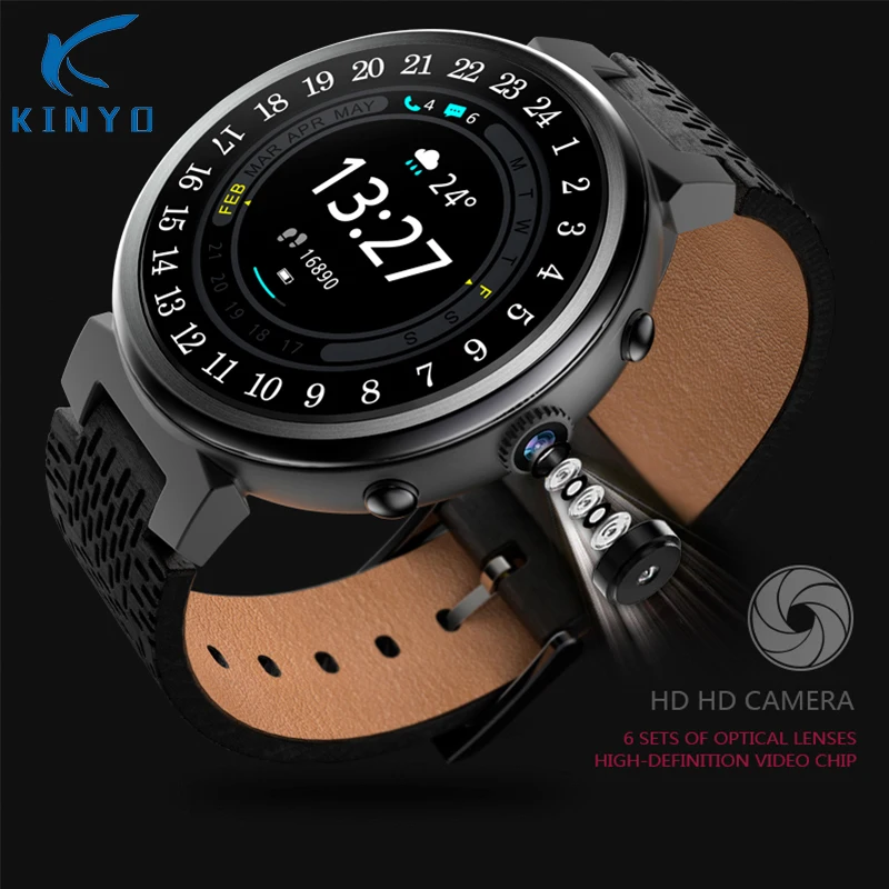 

Heart rate monitor smart watch MTK6580 1.3GHZ 2GB+16GB Bluetooth 4.0 WIFI GPS smart wristwatch Android IOS camera luxury watches