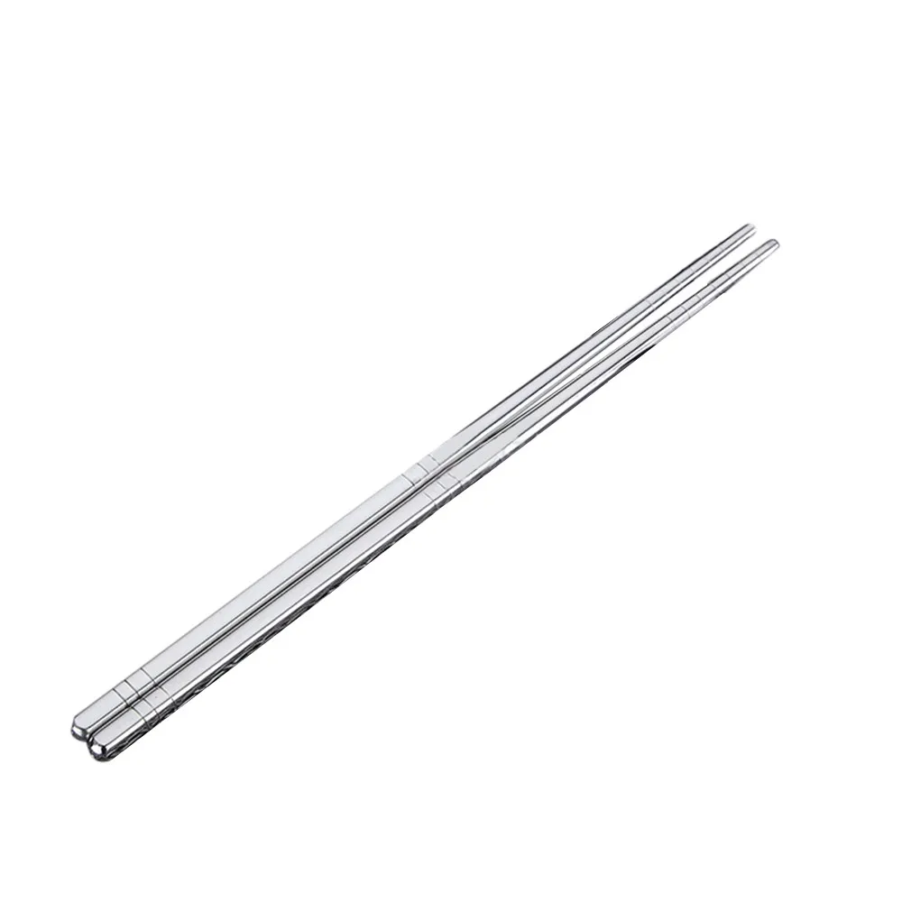 

1 Pair Stainless Steel Tableware Colorful Length 19cm Chopsticks Dishware reusable chinese chopsticks chop knitting sticks hashi