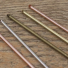 5 шт./лот 130 мм иглы булочки для волос/шпильки золото/серебро/античная бронза покрытые модные аксессуары для волос DIY фурнитура