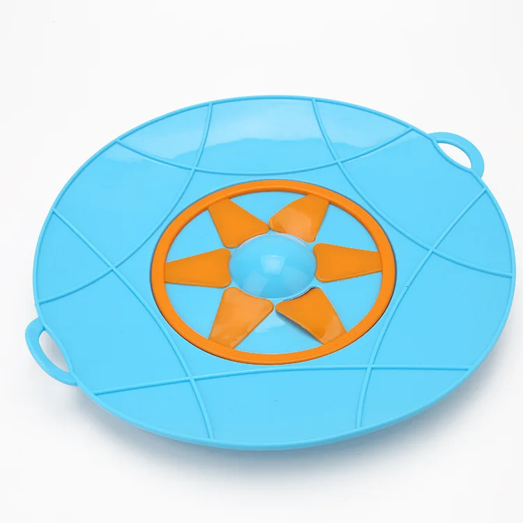 

Large Size Food Grade Silicone Lid Spill Stopper Cover for Pot Pan Kitchen Accessories Cooking Tools Star Lid Cookware