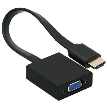 

HDMI VGA Adapter Gold Plated Plug HDMI To VGA HD Converter Cable 1080P For Computer Conversor Audio Analogico A Digital YS-333