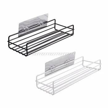 

Iron Bathroom Shower Shampoo Shelf Storage Rack Kitchen Organizer Basket Free Punching Supplies My08 19 Dropship