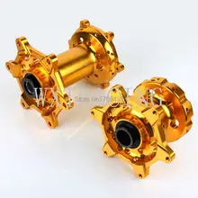 17” Front and Rear Wheel Rim Hub Supermoto For KTM SX SXF 125 250 2003 2004 2005 2006 2007 2008 2009 2010 2011 Gold