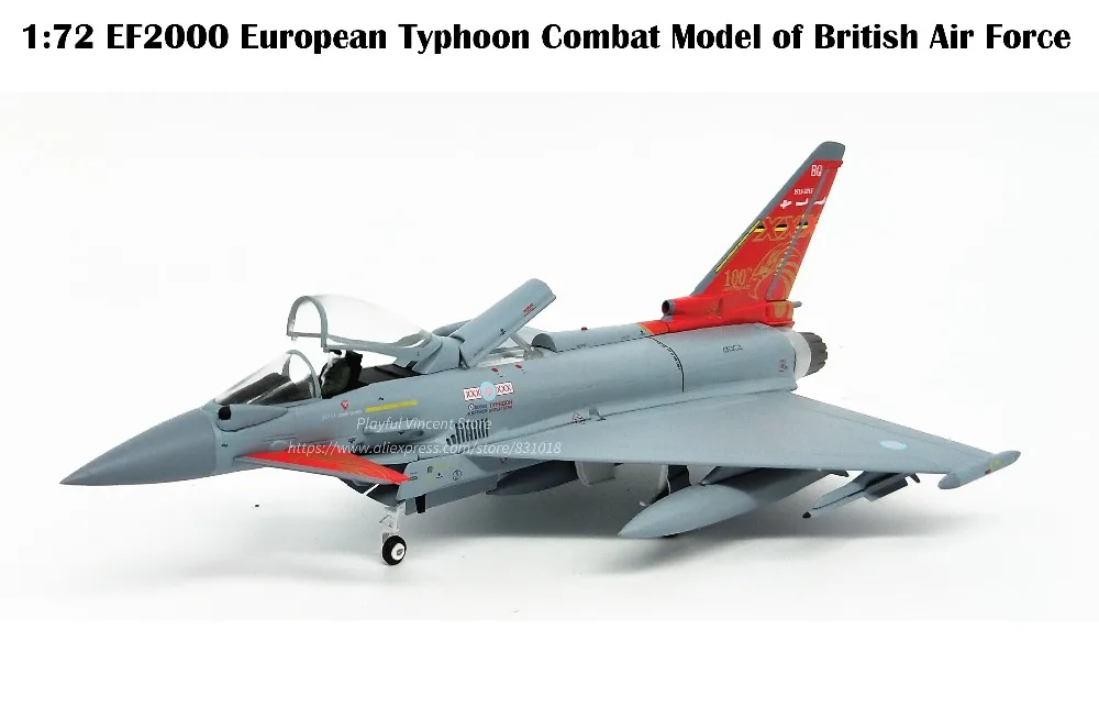 

Boutique 1:72 EF2000 European Typhoon Combat Model of British Air Force Alloy Collection Model