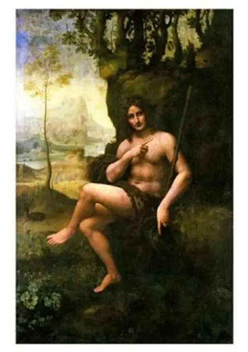 

Портрет украшение на стену, живопись маслом для украшения дома на холсте бактус около 1695 Леонардо да Винчи Картина Ручная роспись