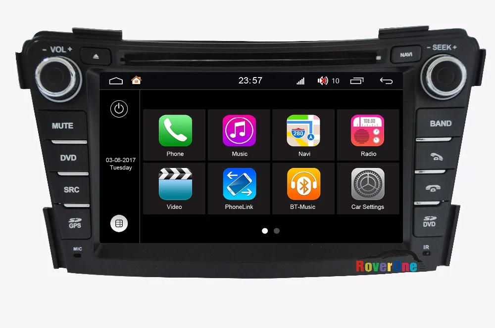 Clearance RoverOne For Hyundai i40 2011+ Android 7.1 2G RAM 4 Core HD Screen Car Media Styling Accessories Mirror Link Spare Parts 3