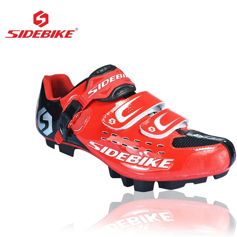 

SIDEBIKE MTB Cycling Shoes Nylon bottom Mountain Bike Shoes Men's Breathable outdoor Bike Bicycle Athletic Shoes Black Sneaker