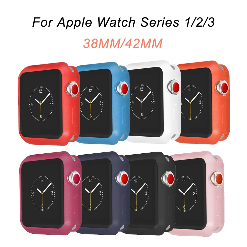 UEBN Fall resistance Soft Silicone Case For Apple Watch ...