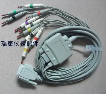 

State health lead wire compatible Japanese optical agarie cmics / 15 pin ECG-300 ECG cable Inc.