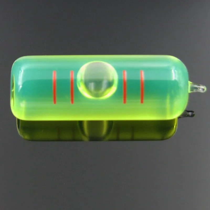 Qase 8*24mm 6'/2mm Mini Glass Level Vial Tubular Spirit Level Bubble