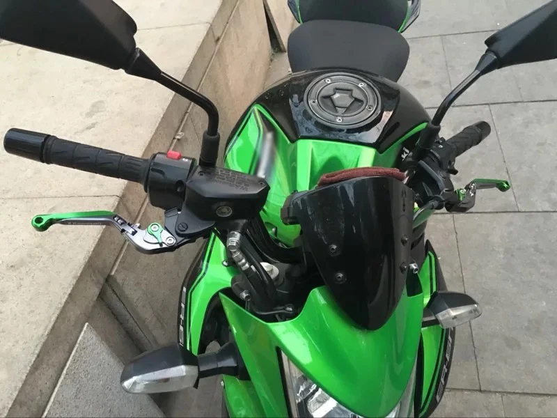 Регулируемые тормозные рычаги сцепления для Kawasaki Z1000 Z800 Z250/SL ZX6R ZX10R ER6N/F Z900 Модифицированная Тормозная ручка сцепления