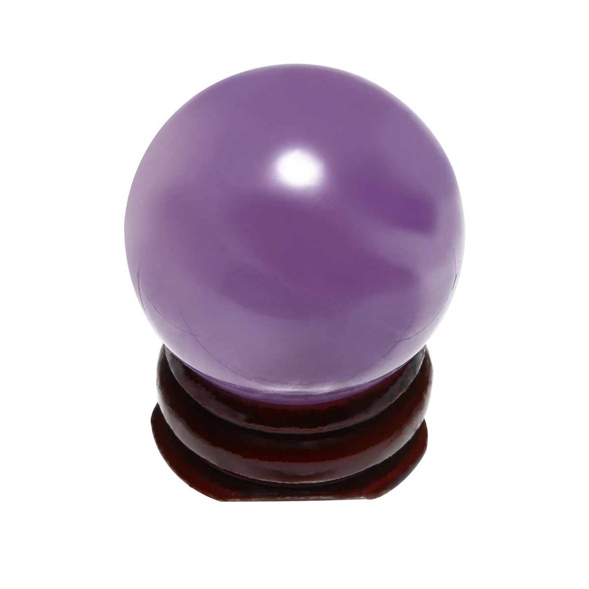 New Beautiful 30mm Natural Purple Amethyst Quartz Crystal Healing Ball Sphere Ornaments + Stand Beautiful Home Decoration