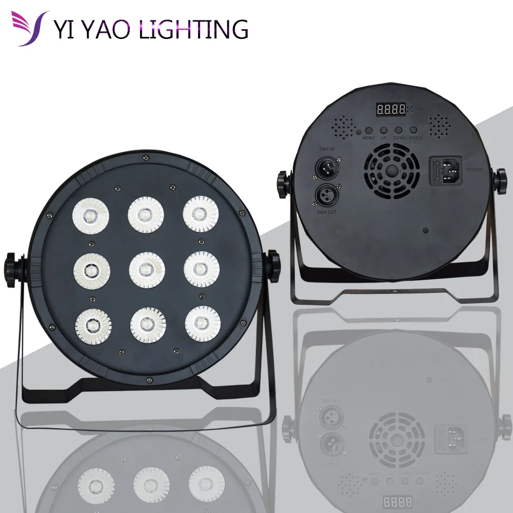 

2PCS/LOT RGBW LED Par Stage Lights with DMX Master Slave Sound activated for DJ