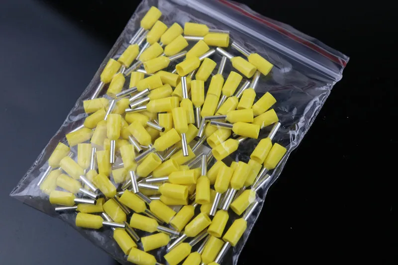 Бесплатная доставка 100 шт./лот E7506 20 AWG 0.75mm2 изолированный конец шнура провода