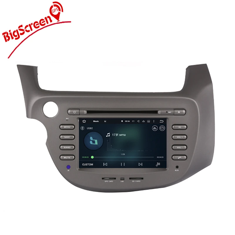 Discount 7 Inch Android  Quad Core Car GPS Navigation For Honda Fit left 2007-2013 Multimedia  Free Map Monitor Bluetooth Stereo 4