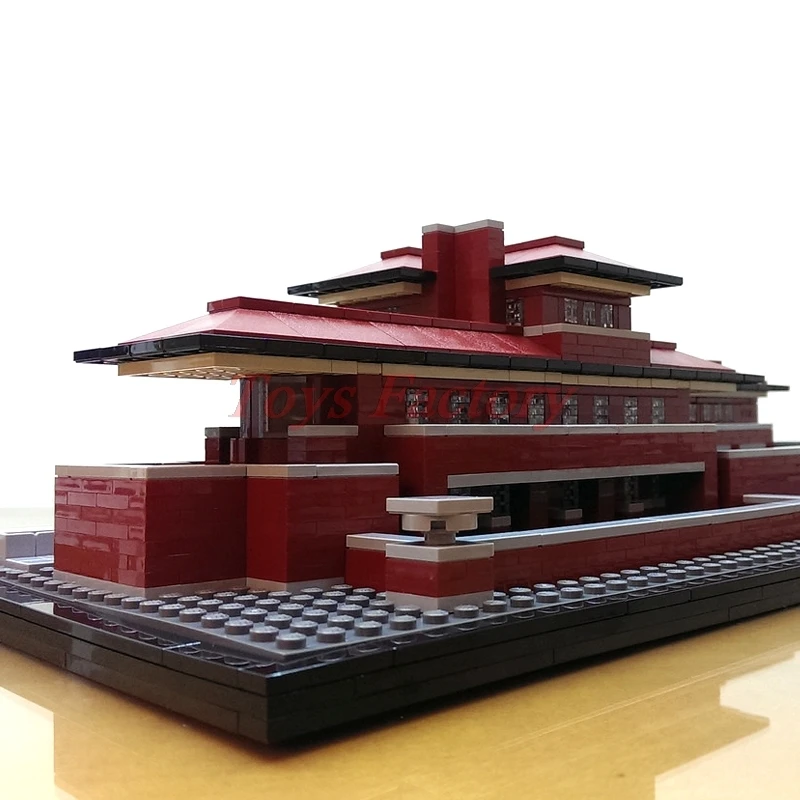 

DHL LEPIN 17007 2326Pcs Genuine Architecture Series The Robie House Building Blocks Bricks lepins Toys Model Clone 21010