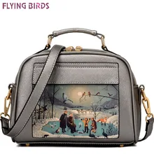 Flying birds! bolso de cuero de las mujeres de marcas famosas mujeres bolsas de mensajero bolso de las mujeres bolsa bolso bolsos femeninos de alta calidad LS8235fb