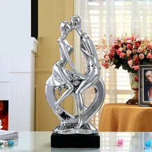 Романтический фарфор поцелуи фигурка влюбленных Керамика дорогая, в качестве подарка и декорирования вестибюлей; аксессуары для свадебного торжества и ко Дню Святого Валентина