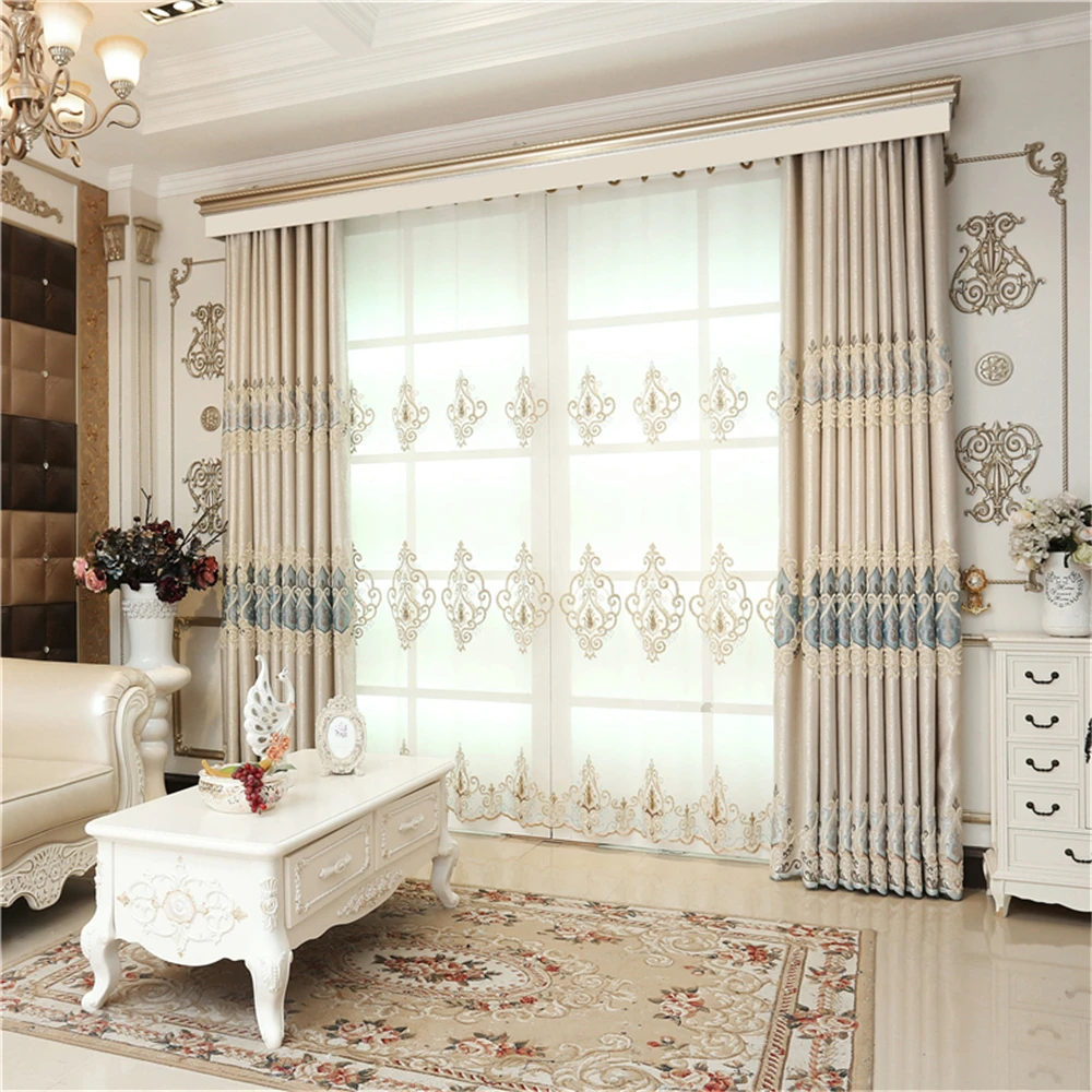 На заказ королевская вилла роскошный Европейский полный оттенок шторы на окна для гостиной спальни кухонные оконные шторы/отель