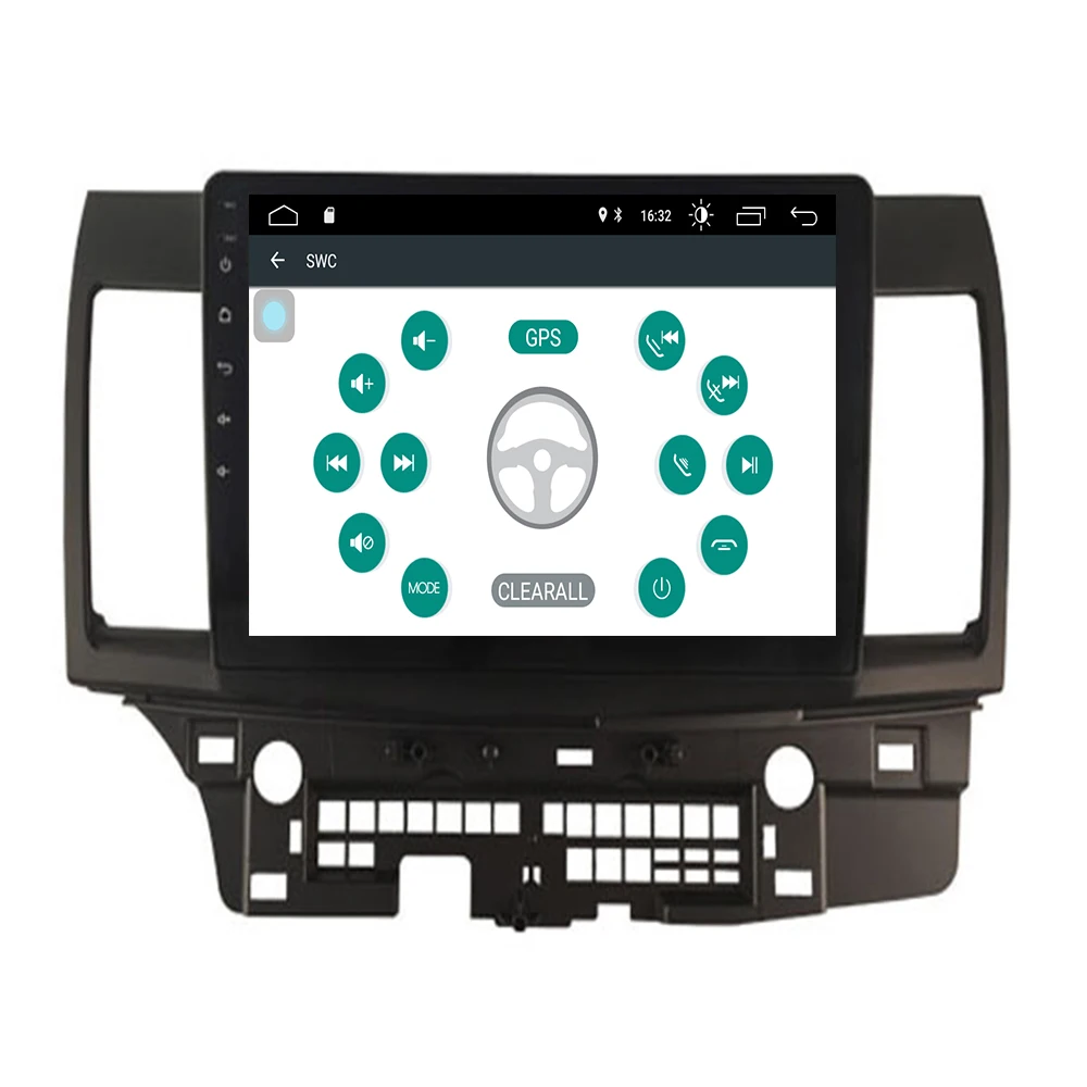 Flash Deal 2Din Android 9.1 10.2" Touchscreen GPS Car Radio Audio Stereo Multimedia Player For 2008 2009-2015 Mitsubishi Lancer-ex 1