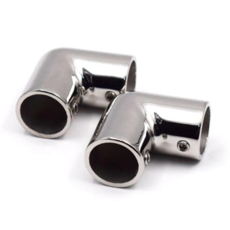 1X Stainless Steel Marine Boat Yacht Hand Rail Fitting 90 Degree Elbow 22mm
