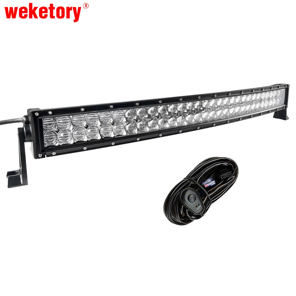 5D 32 inch 300W Curved LED Work Light Bar for Tractor Boat OffRoad 4WD 4x4 Truck