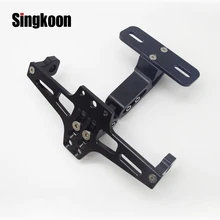 CNC мотоциклетные держатель номерного знака Рамка Кронштейн светодиодный свет для скорость тройной 1050 aprilia cb 650f suzuki gsxr k4 1000