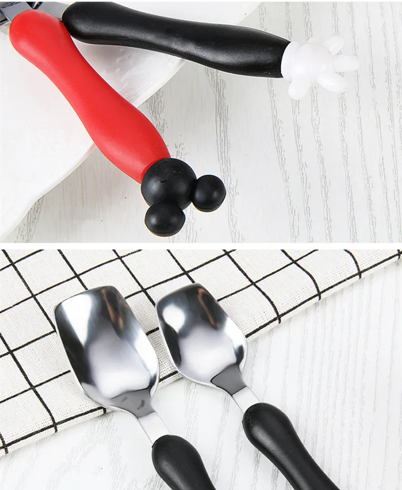 Baby Tableware 2pcs=Spoon+ Fork Set for Baby Safety Stainless Steel Feeding Flatware Children Kids Utensils Baby Cheap Stuff Baby Tableware 2pcs=Spoon+ Fork Set for Baby Safety Stainless Steel Feeding Flatware Children Kids Utensils Baby Cheap Stuff