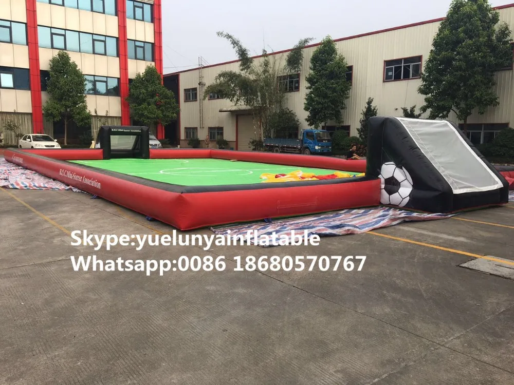 2016 new Factory direct Inflatable slide, Inflatable soccer field KYG