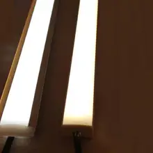 50 шт./партия 50 см 5630/5730 трубчатая лента светодиодный светильник для кухни 36 светодиодный 12 В светодиодная твердая лента белый 4500 k 6000 k U алюминиевый falt чехол