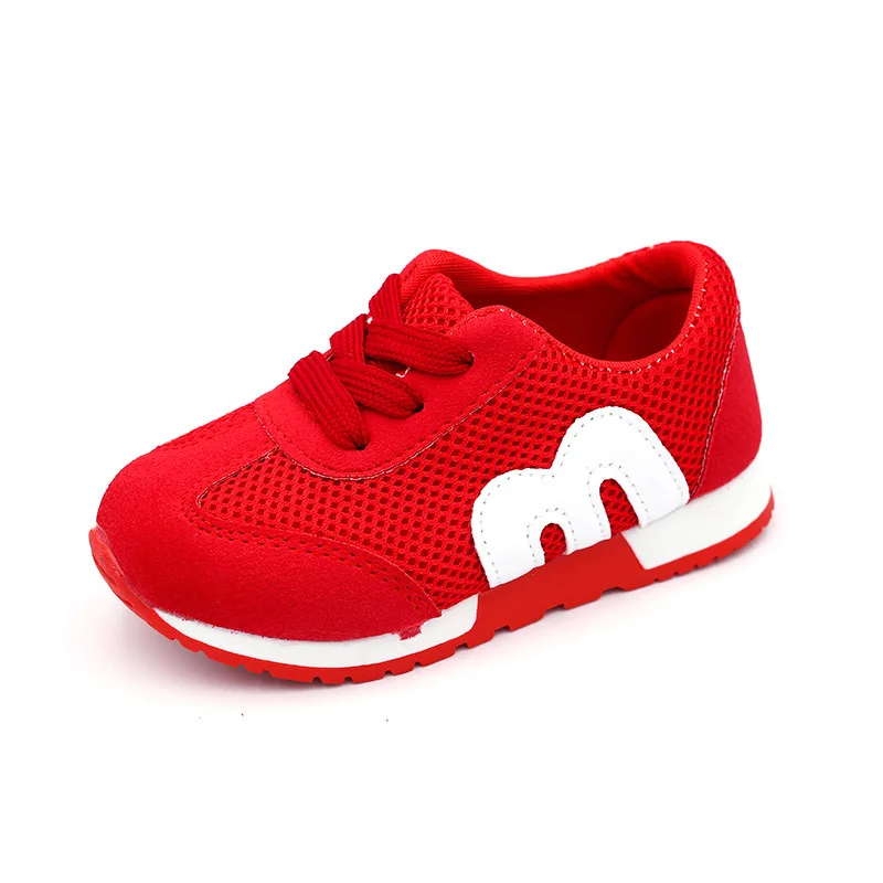 

Mntrerm New Hot Children Shoes Girls Boys Sport Shoes Antislip Soft Bottom Kids Fashion Sneaker Comfortable Breathable Mesh