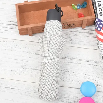 

Folding Sunscreen British Umbrella Rain Women Men Strong Windproof 3 Folding Big Umbrella Business Quality Paraguas Uv 50ys156