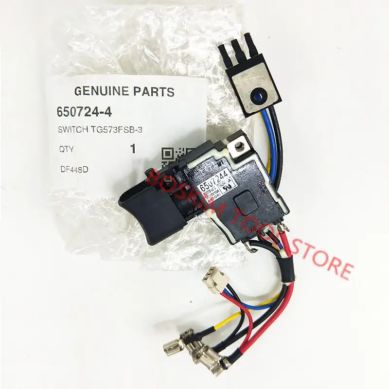 Switch for Makita 6507244 6506824 DHP458 DHP448 DDF458 DDF448 BHP458 ...
