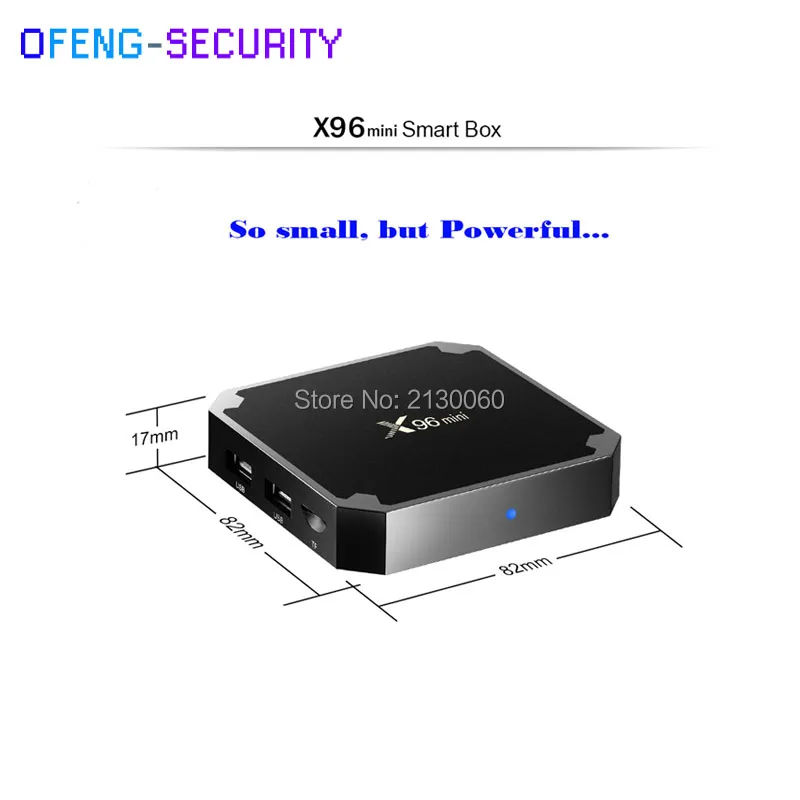 X96 Мини Android 7,1 ТВ Box Amlogic S905w Quad-core смарт Потоковое Media Player сети цифровой 4 К HD комплект X96mini 2 г 16 г